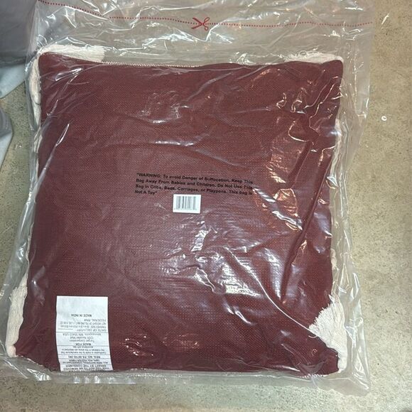 Threshold Studio McGee Woven Frame Square Throw Pillow with Side Tassels - Picture 6 of 6